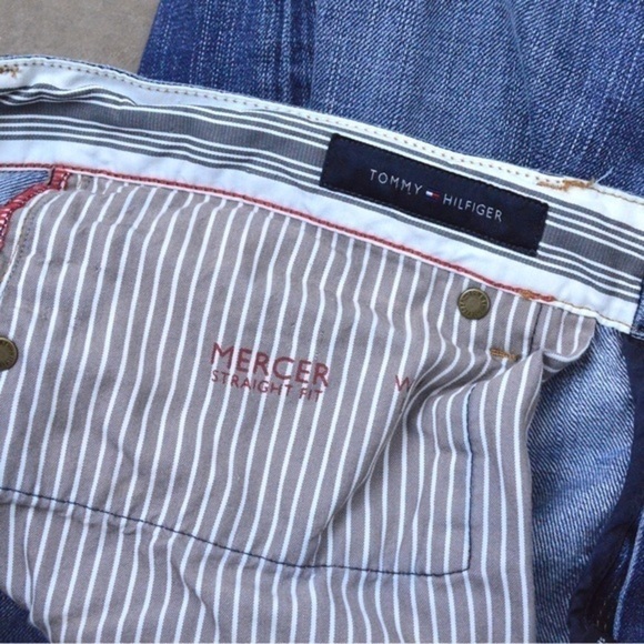 Tommy Men’s Mercer Straight Fit Jeans, Medium Wash - Size 34/30 - Picture 8 of 14